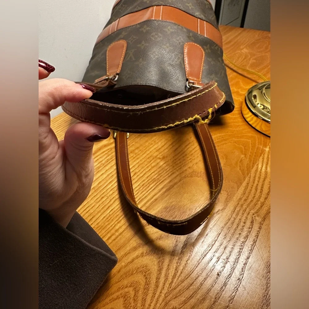 Louis Vuitton 70s Era Vintage Brown Monogram Bucket Bag - Picture 11 of 14